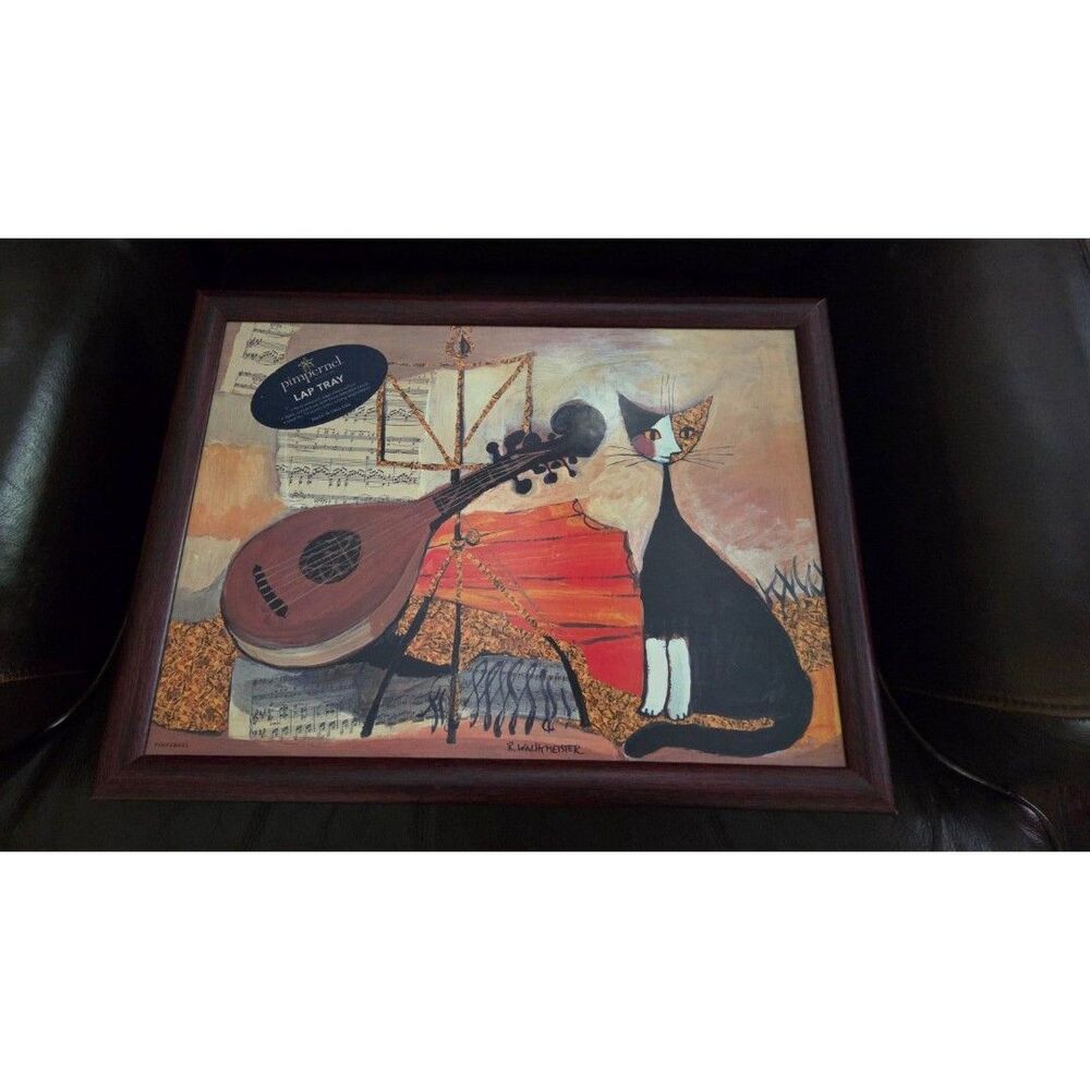 Pimpernel cushioned laptray with artwork by Austrian artist Rosina Wachtmeister
